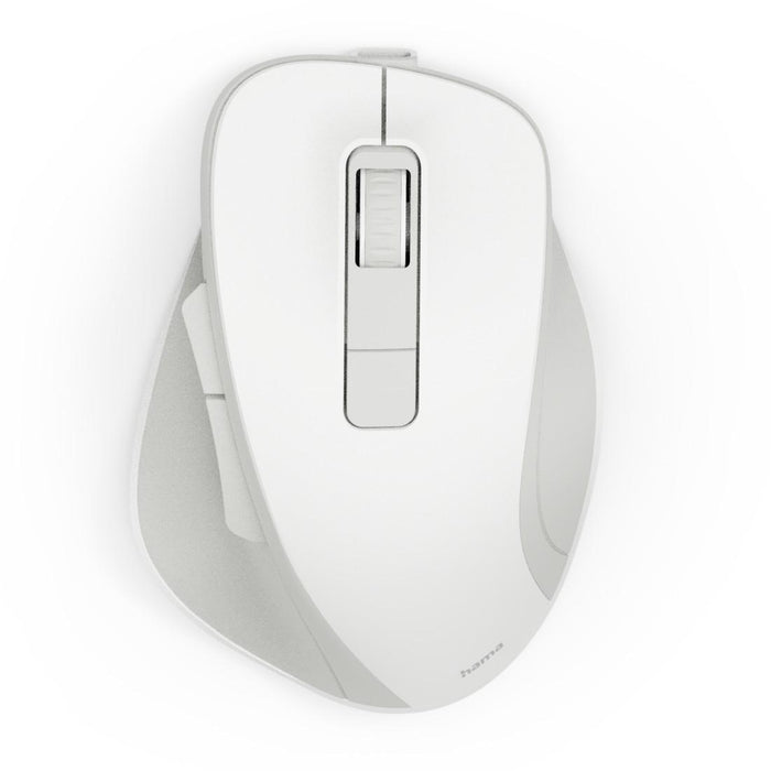 HAMA Wireless optical mouse WM-500 Recharge, white, 6 buttons, 800/1200/1600 dpi, silent