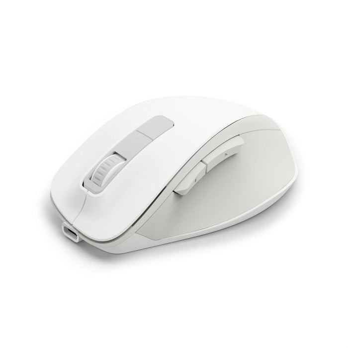 HAMA Wireless optical mouse WM-500 Recharge, white, 6 buttons, 800/1200/1600 dpi, silent