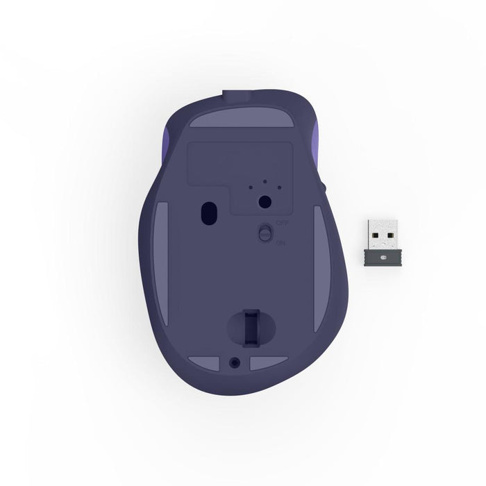 HAMA Wireless optical mouse WM-500 Recharge, 6 buttons, 800/1200/1600 dpi, silent, purple