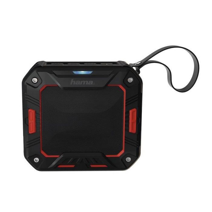 Bluetooth speaker Hama 173107 ROCKMAN-S BLACK/RED