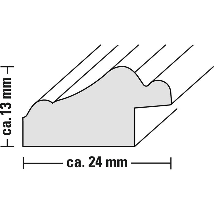 HAMA Picture frame, "Lobby", 20 x 30 cm, plastic, bronze