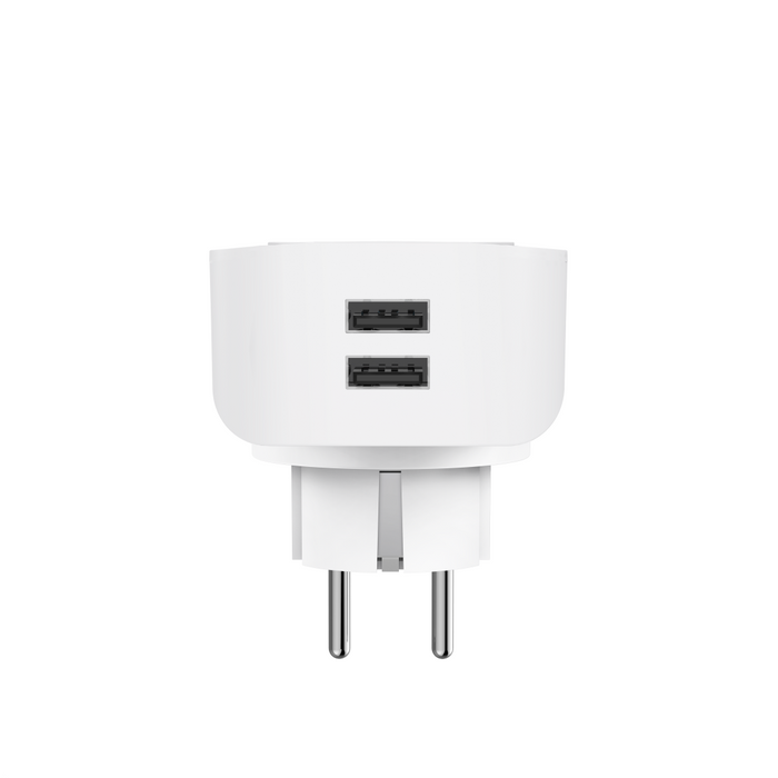 HAMA Smart WiFi socket, 2 USB ports, 2300 W, 10 A, HAMA-176612