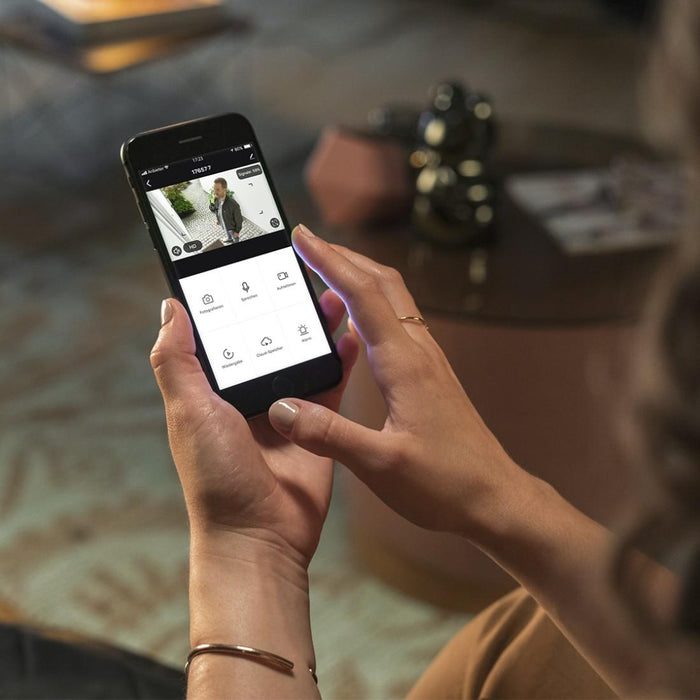 HAMA Surveillance Camera, 1080p WiFi, Motion/Sound Sensor, Night Surveillance, 176646