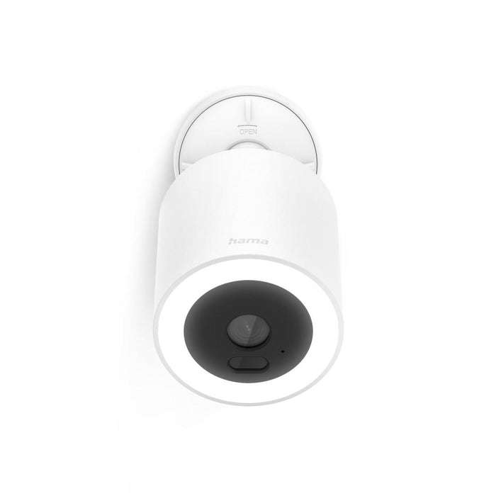 HAMA Wi-Fi Outdoor Surveillance Camera with Light and Motion Detector, 2688 x 1520p, 4MP