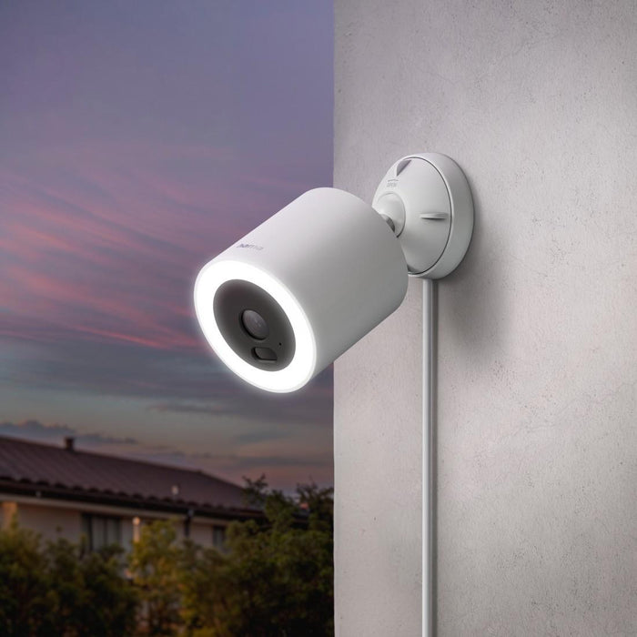 HAMA Wi-Fi Outdoor Surveillance Camera with Light and Motion Detector, 2688 x 1520p, 4MP