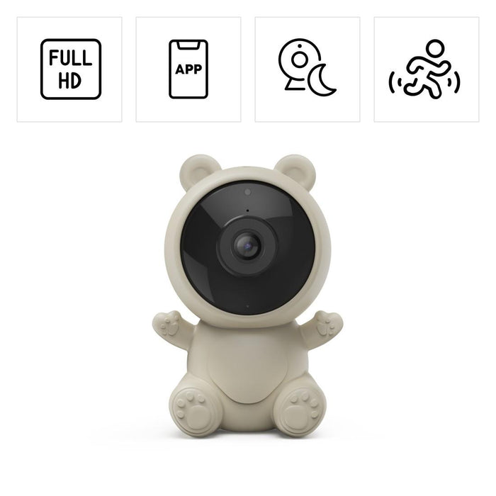 HAMA Wi-Fi Baby Camera, app, night light, audio, 1080p