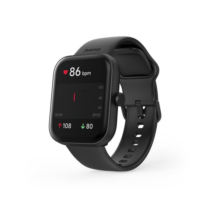HAMA Smart Watch "5000", Phone Function, Sleep Analysis, Waterproof, 1.65", 178614