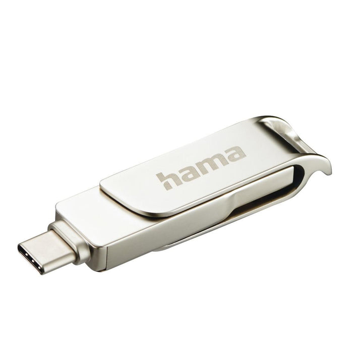 HAMA Flash memory "C-Rotate Pro", USB-C 3.1/3.0, 256GB, 100MB/s, 182492