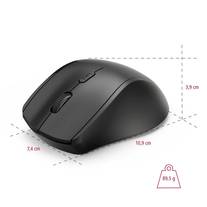 Riano Wireless Optical Mouse, Left Handed, HAMA 182645