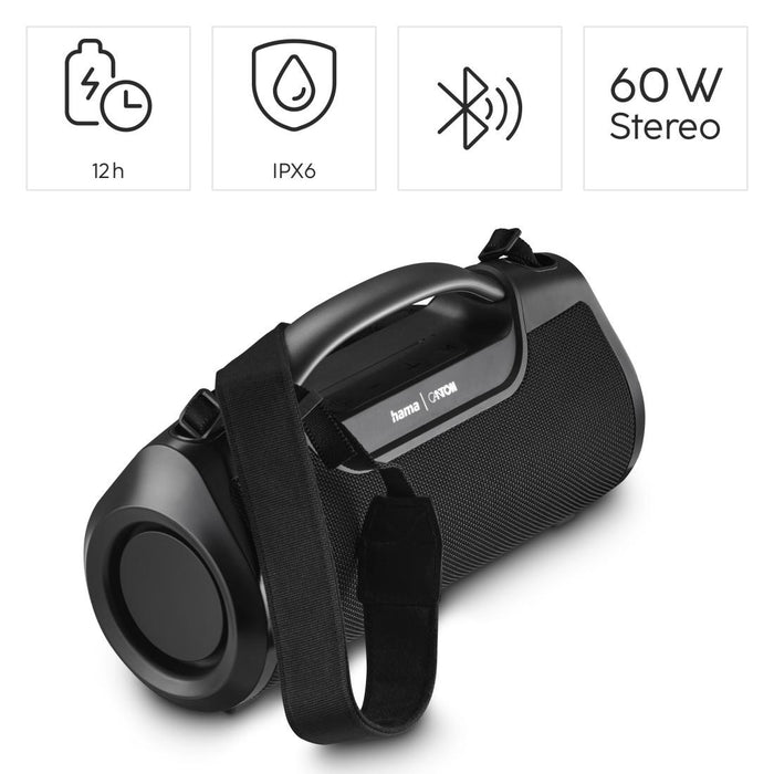 HAMA x Canton Bluetooth mobile speaker "Mate Pro", 60W, waterproof