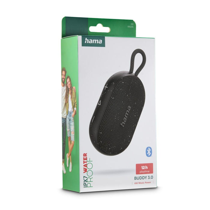 Hama Bluetooth speaker "Buddy 3.0", waterproof IPX7, 6 W, 188235