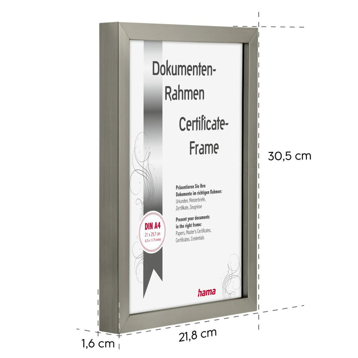 HAMA Photo frame “Chiaro”, 21 x 29.7 cm, DIN A4