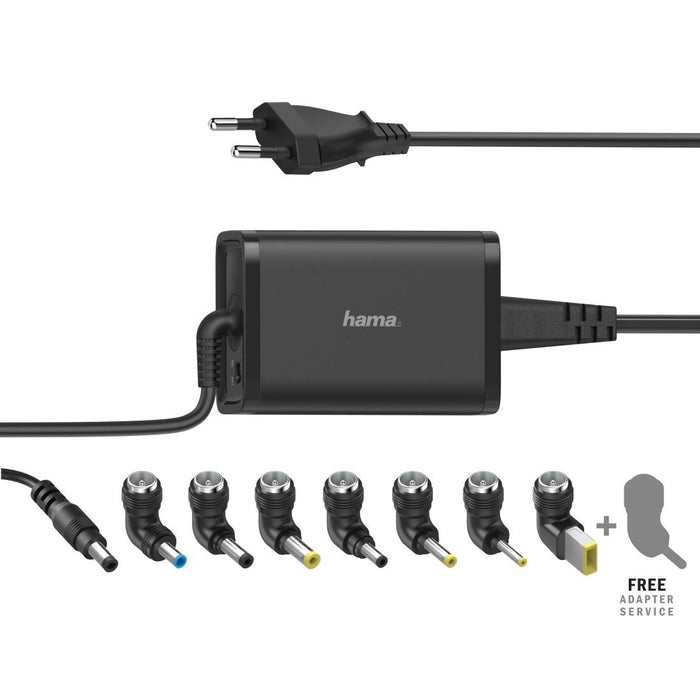 Universal laptop power supply HAMA, Mains, ex. 15/19V, 65W, 200002