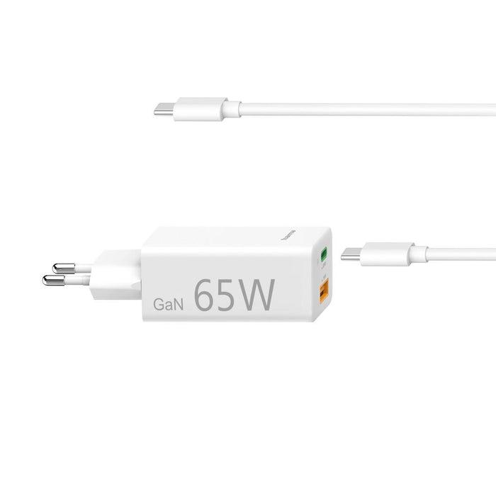 Universal laptop charger Hama USB-C, GaN, Power Del. (PD), 5-20V/65W