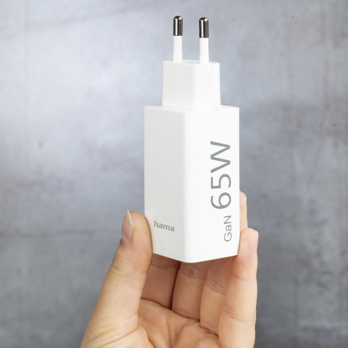Universal laptop charger Hama USB-C, GaN, Power Del. (PD), 5-20V/65W