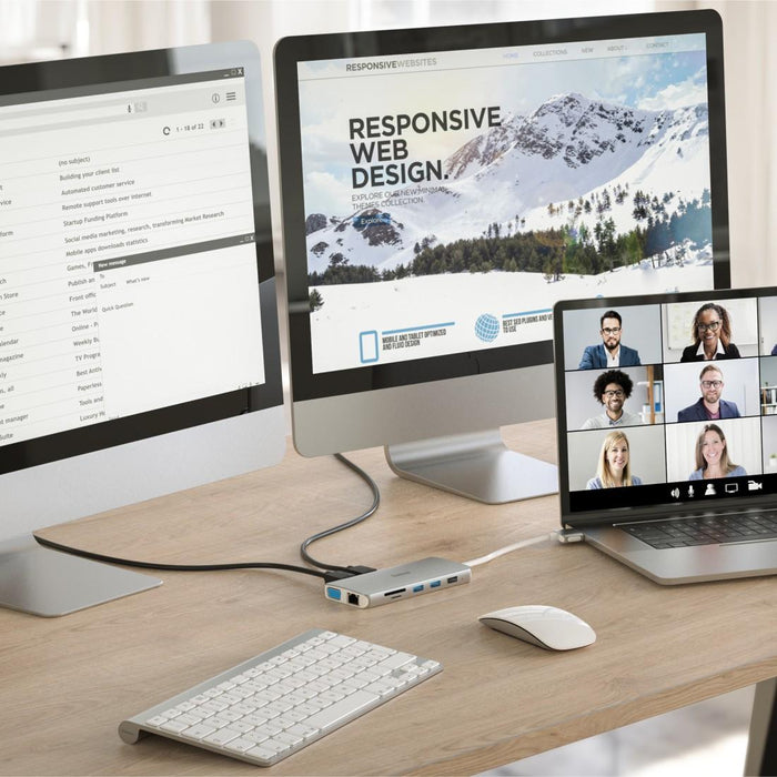 USB-C Hub, "Connect2Mac", for Apple MacBook Air & Pro, 12 ports, 200133