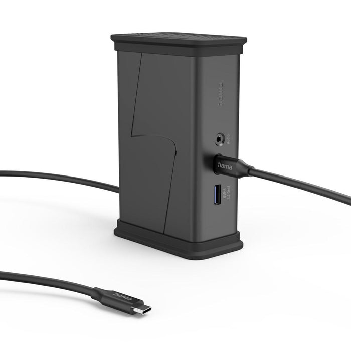 HAMA Docking station USB-C "Connect2Office Black", 9 ports, 2x HDMI™, USB-A, USB-C, LAN