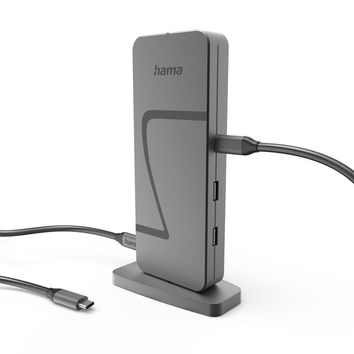 HAMA Docking station "Connect2Office Speed", USB4, USB-C, PD, 40 Gbit/s, 10 ports