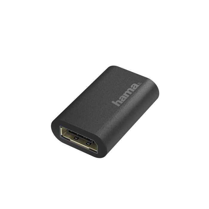 HAMA Adapter, DisplayPort female - DisplayPort female, Ultra HD, 4K, Black