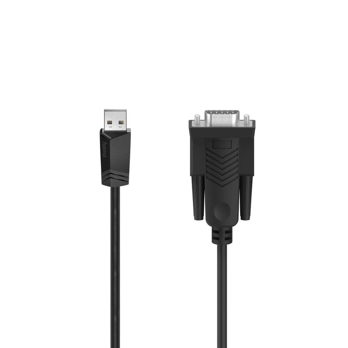 Cable HAMA, USB - D-Sub (RS232) 9-Pin, 1.50 m, Black