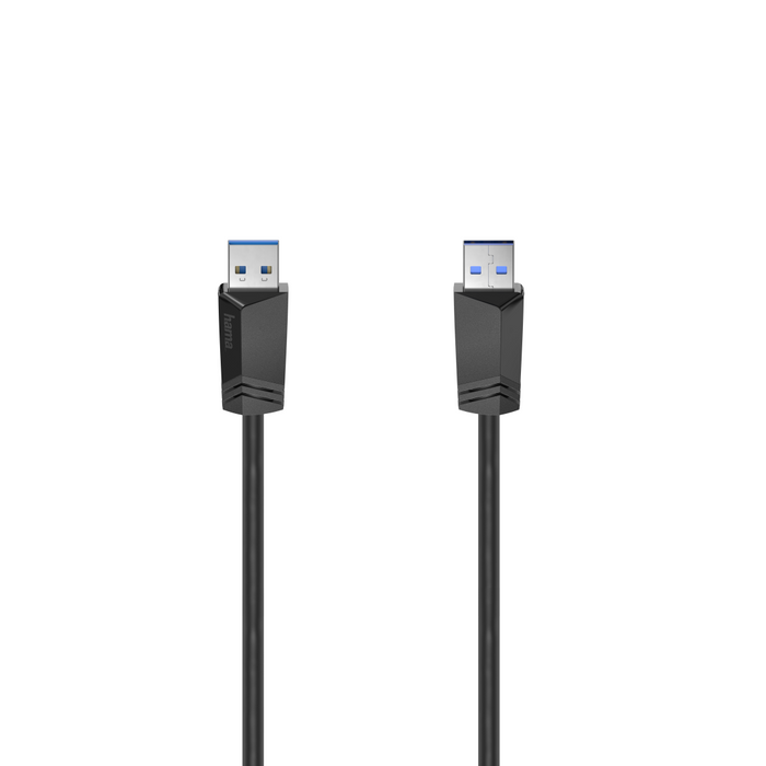HAMA USB 3.0 cable, USB-A male - USB-A male, 1.5 m, 5Gbit/s, shielded