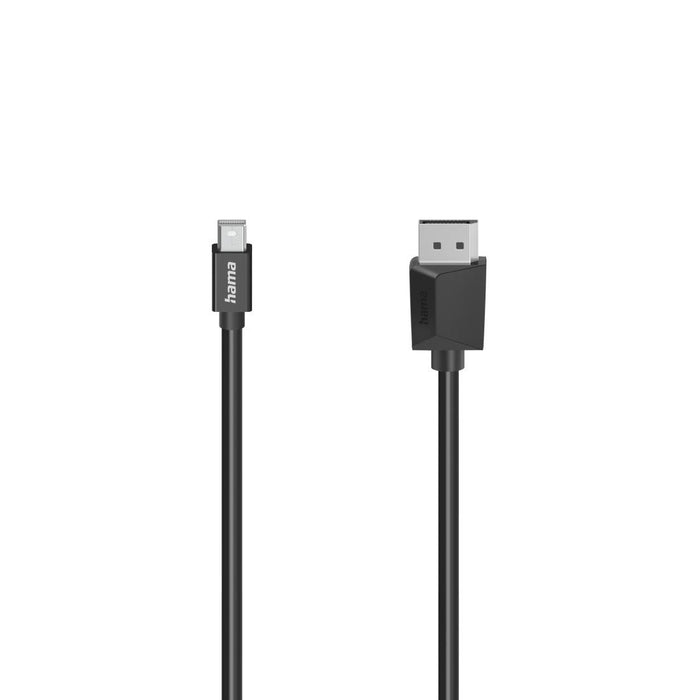 HAMA Cable Mini DP - DisplayPort, Ultra-HD 4K, 1.50 m