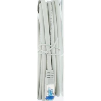 Network patch cable HAMA F/UTP, CAT 6, RJ-45 - RJ-45, 1Gbit/s, 5.0 m, Grey, Bulk