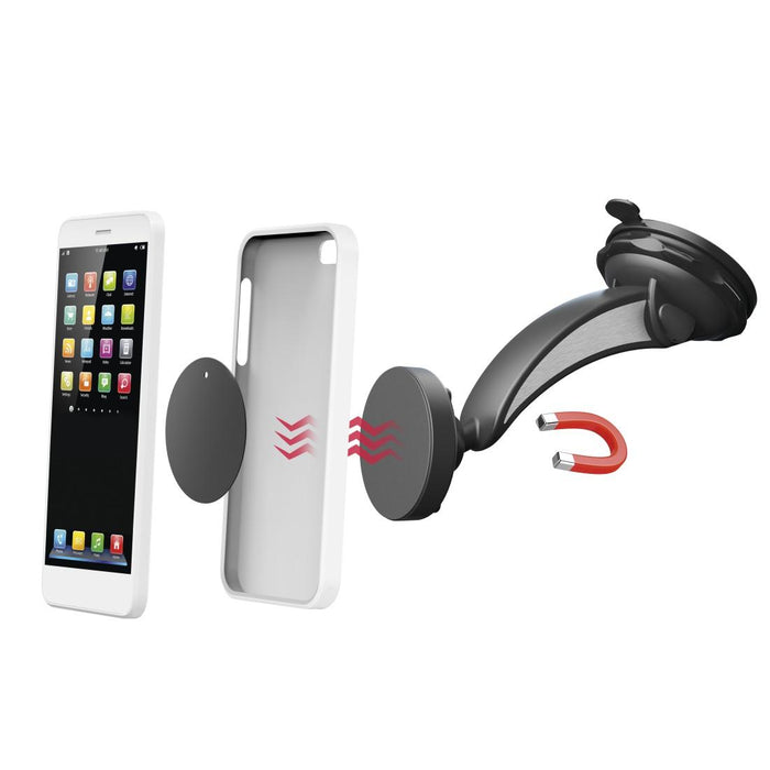 Magnetic glass and car phone holder "Magnet", 201512