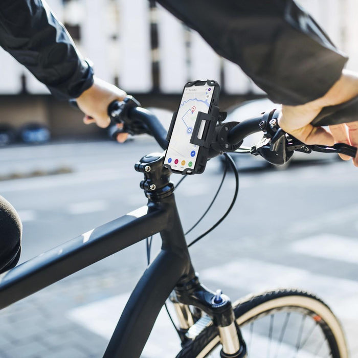 HAMA Bicycle Mobile Phone Holder, "Strong", 360 Degree Rotating