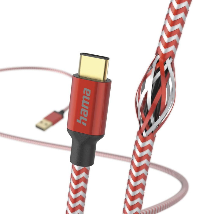 Charging cable "Reflective" USB-A - USB-C, 201559