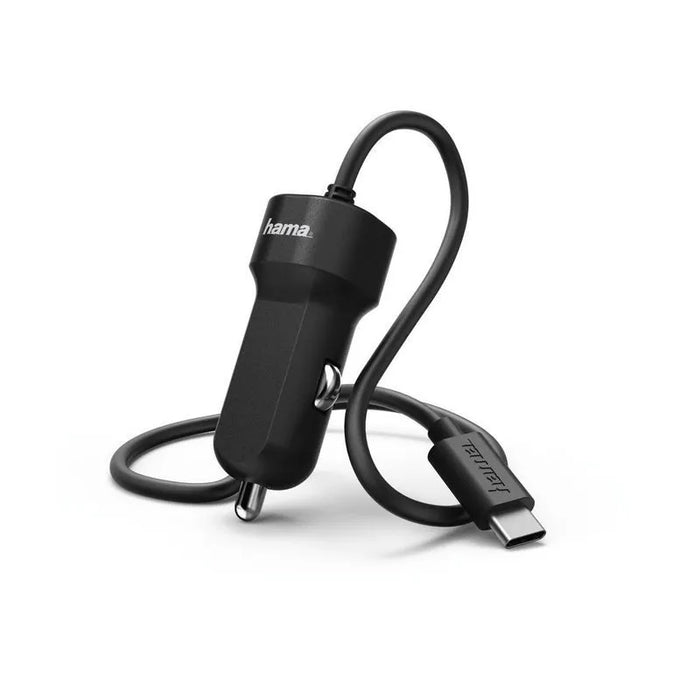 HAMA car charger, with USB-C cable, 12 W, 201609