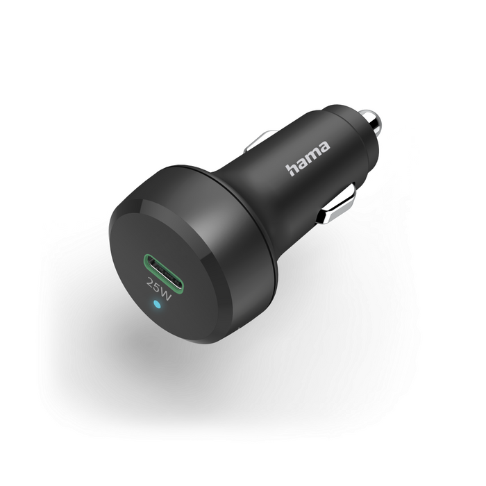 Car charger, USB-C, Qualcomm, 25W, HAMA-201638