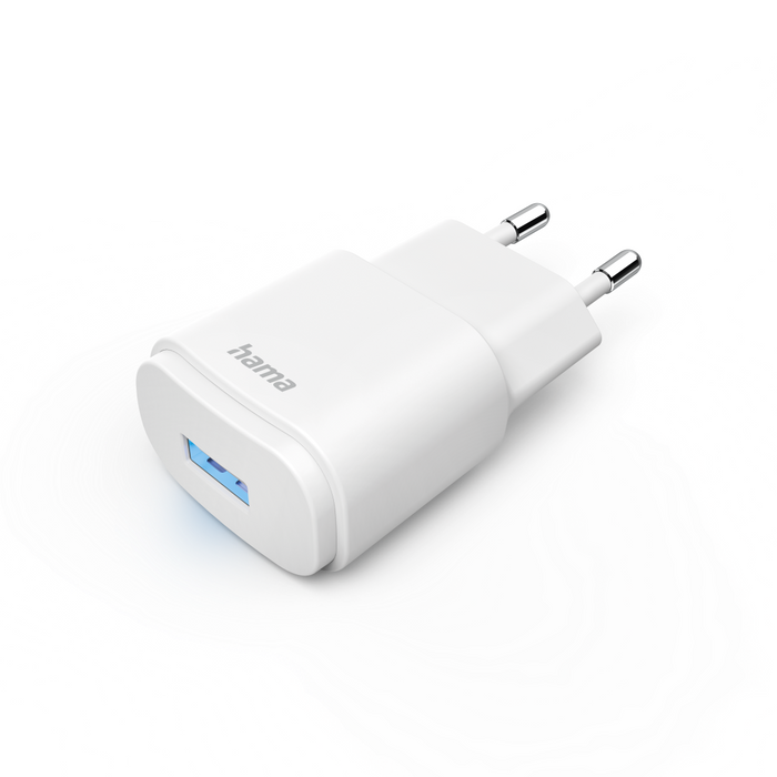 Network charger HAMA, USB-A, 6 W, White