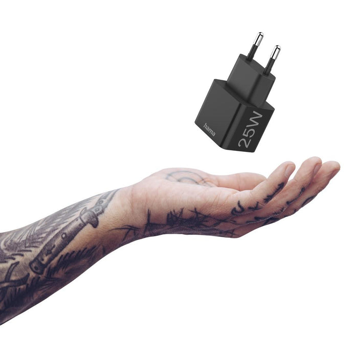 Charger HAMA-201651 220V USB-C 25W black