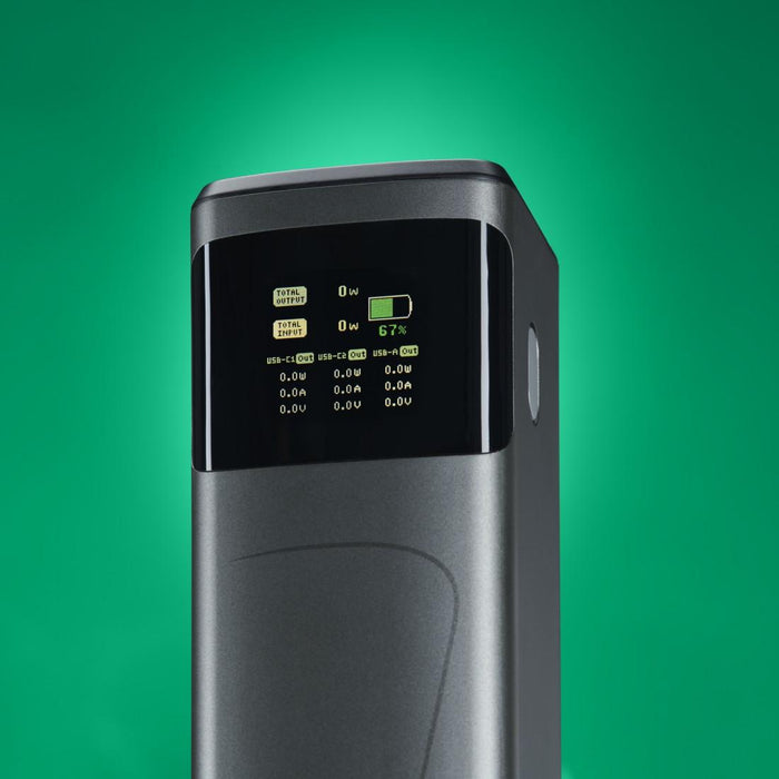 HAMA External battery "High Power", 200 W, 24000 mAh, 2x USB-C, USB-A, fast charging