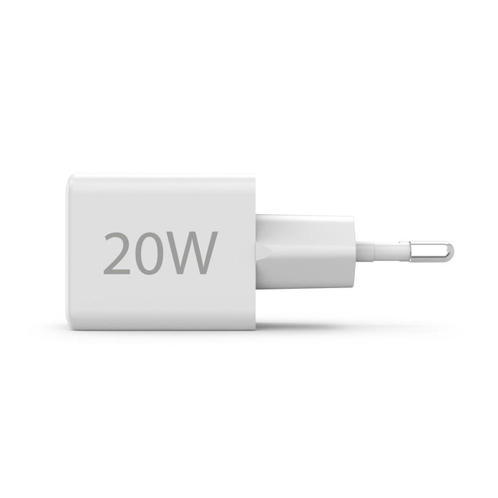 HAMA Fast mini charger 1x USB-C, 1x USB-A, PD, 20 W, white