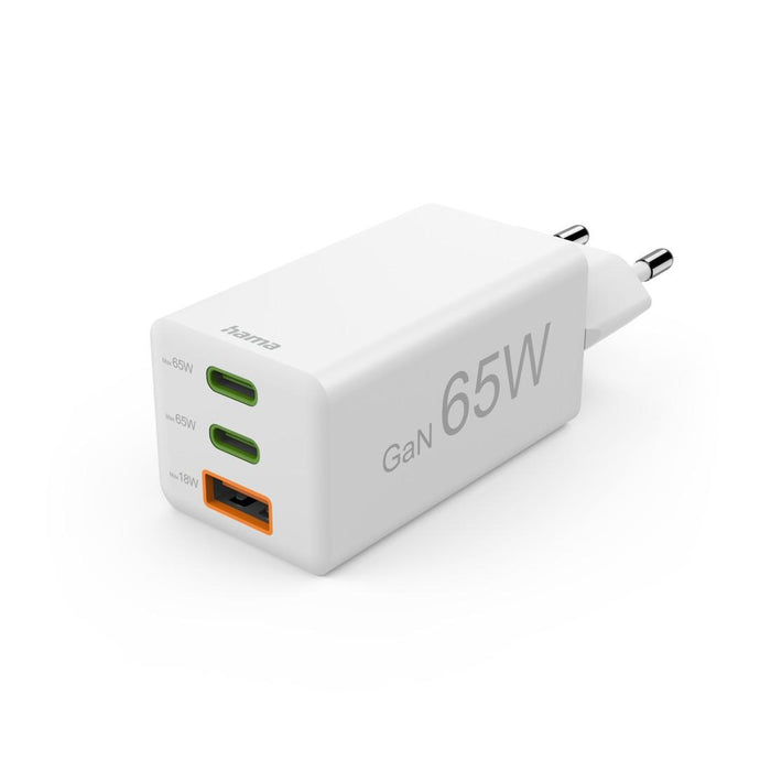 HAMA Fast mini charger, 65W, GaN, PD, 201996