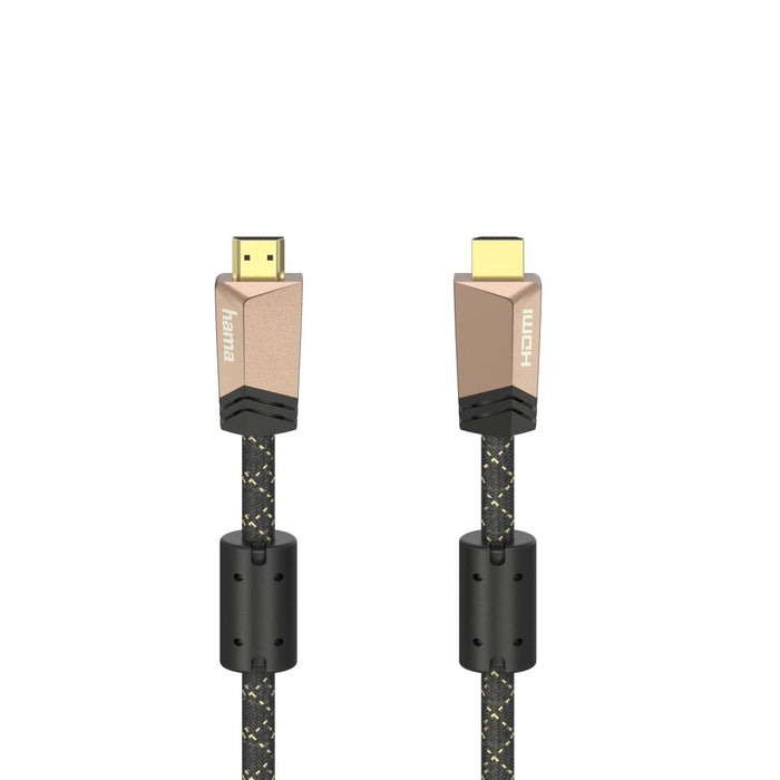 HAMA Premium cable, HDMI male - HDMI male, 1.5 m, Ferrite, Gold-plated connectors