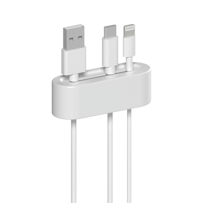 CABLE ORGANIZER HAMA 20568 WH