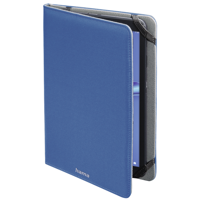 Case-stand for tablet HAMA Strap, 9.5 - 11", Blue, 216430