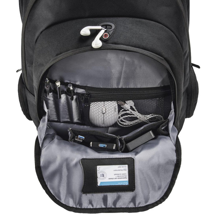 HAMA Vienna laptop backpack, 44 cm (17.3"), Black, 216488