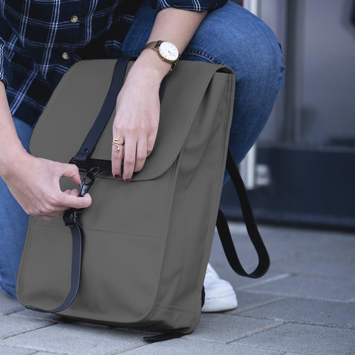 HAMA Perth Laptop Backpack, Up to 40 cm 15.6", Grey, 216498