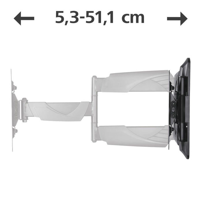 Wall mount for TV, FULLMOTION, up to 48", 2 arms, 220827