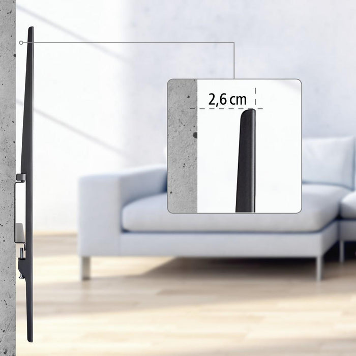 Hama Ultraslim FIX TV wall mount, XL, 90", 229 cm, 800x400, up to 100 kg