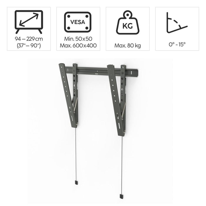 TV wall mount Hama TILT "Ultraslim", 229 cm (90"), 220846