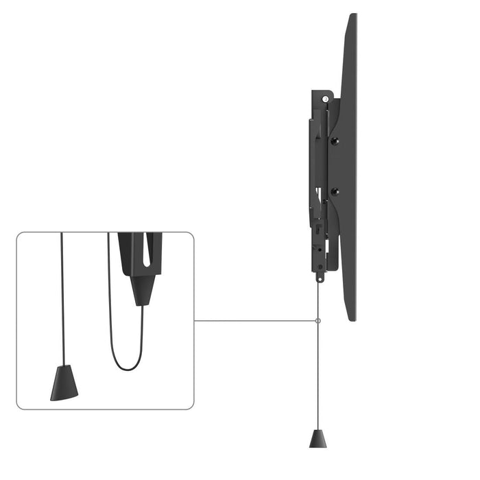 HAMA TV wall mount, 165 cm (65") up to 50 kg, anti-theft