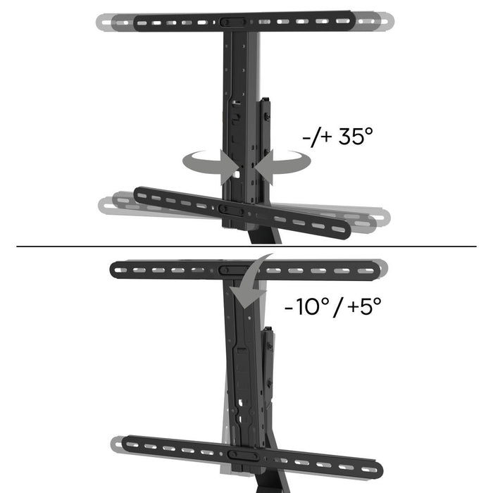 HAMA Stand for TV Stand "Design" up to 165cm / 65"/, up to 40 kg, 220869