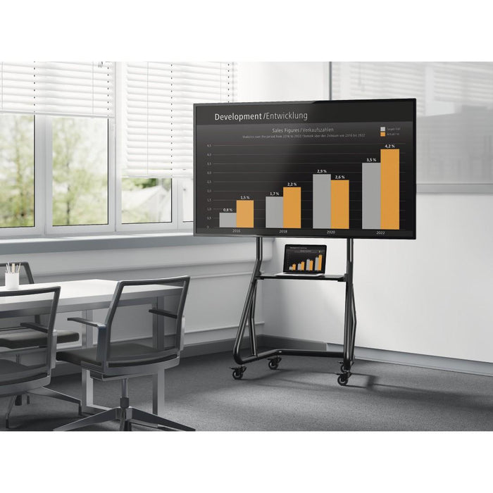 HAMA Metal TV stand, Trolley, 254 cm (100"), 220875