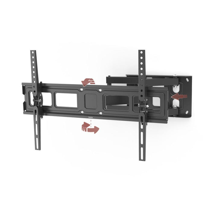 HAMA TV wall mount, 216 cm (85”), up to 50 kg, swivel, tilt, pull-out