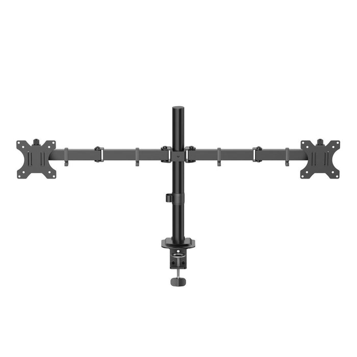 HAMA 2-Monitor Desk Stand, Adjustable, 13" - 35", 12 kg, Black